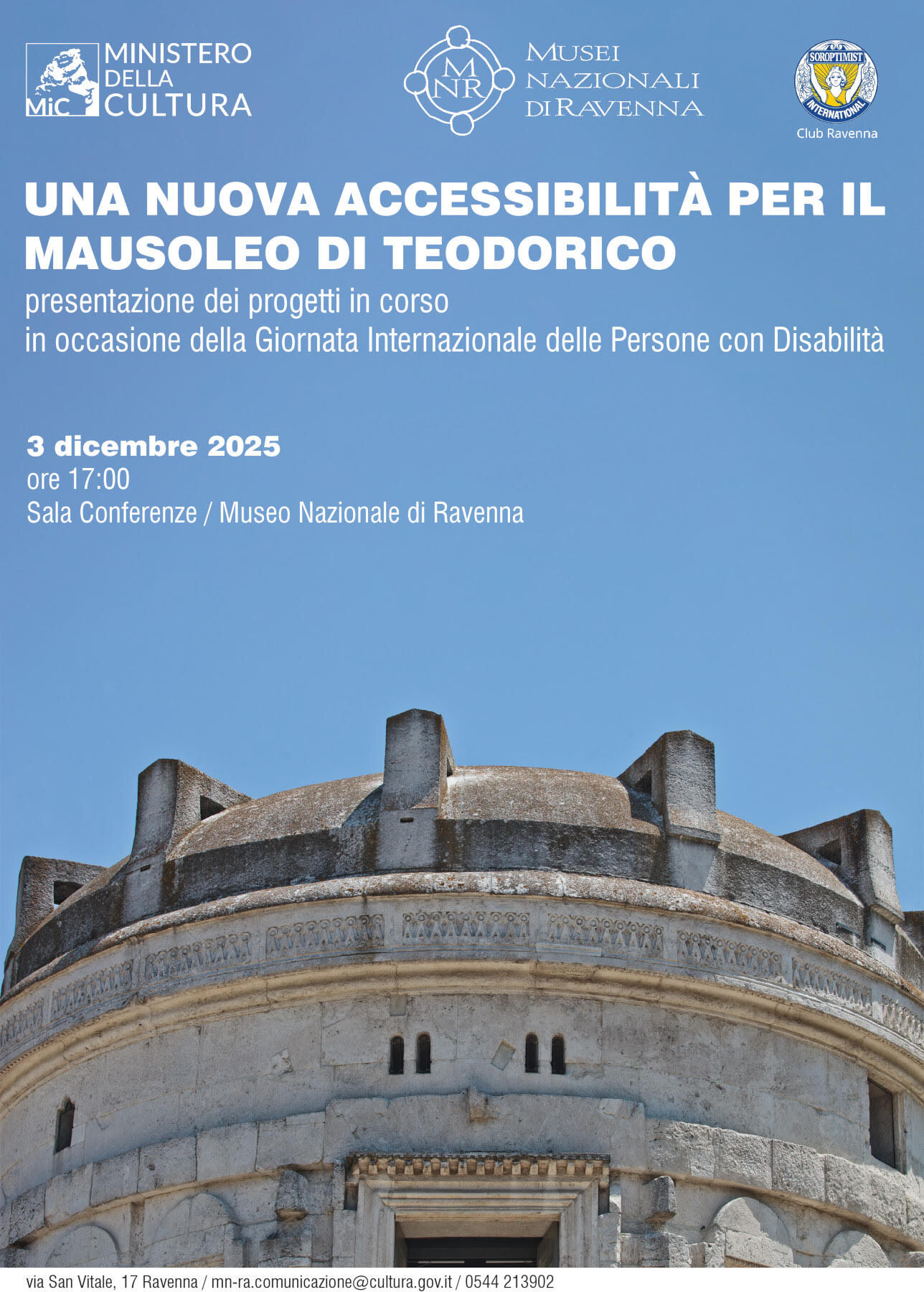 Una nuova accessibilità per il Mausoleo di Teodorico